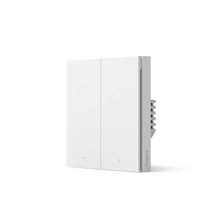 Выключатель Aqara Smart wall switch H1 (no neutral, double rocker) WS-EUK02 RU