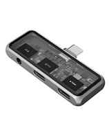 Хаб Satechi ST-HXRAJM Mobile XR Hub PD 100W With Audio. Цвет: серый