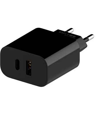 СЗУ Maxvi CHL-602PD 30W 6A, QC 3.0, 1 x USB, 1 x Type-C , цвет: черный
