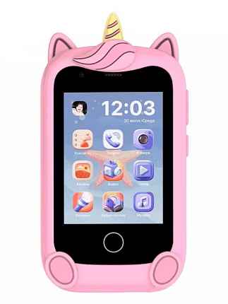 Детский смартфон Elari GamePhone черный/розовый