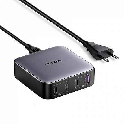 Зарядное устройство UGREEN CD328 (90928) 100W  Nexode 1*USB-A+3*USB-C Desktop Fast Charger серый