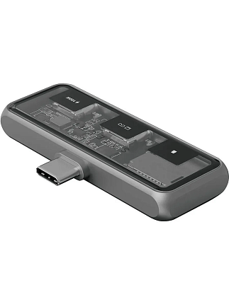 Хаб Satechi ST-HXRSDM Mobile XR Hub PD 100W With microSD. Цвет: серый