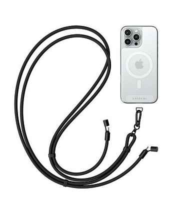 Кабель Satechi ST-LOTGLK Black 1.5м 2*USB-C 60W OntheGo Crossbody Lanyard Cable