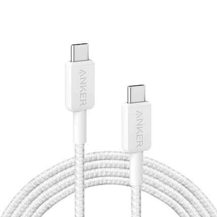 Кабель Anker A81F5 White 0,9m Power Line 322 USB-C -> USB-C
