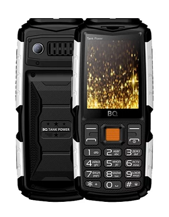 Мобильный телефон BQ 2430 Tank Power Black+Silver
