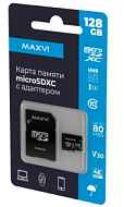 Карта памяти Maxvi microSDXC 128GB, class 10, UHS-I (3), V30