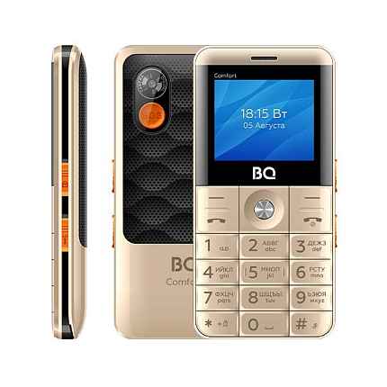 Мобильный телефон BQ 2006 Comfort Gold+Black