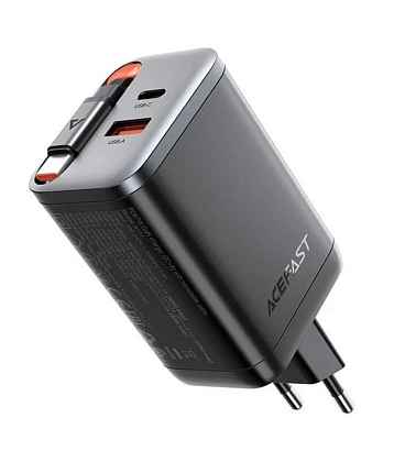 ACEFAST A111 GaN PD 67W c выдвижным кабелем