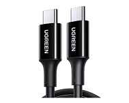 Кабель UGREEN US300 2m Black Type-C Male to Type-C Male 2.0 ABS Shell 5A Current
