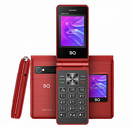 Мобильный телефон BQ 2412 Shell Duo Red