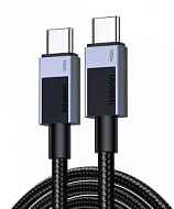 Кабель UGREEN L512 (45065) 3м черный/серый USB-C 2.0 to USB-C 2.0 PD Fast Charging 5A Cable