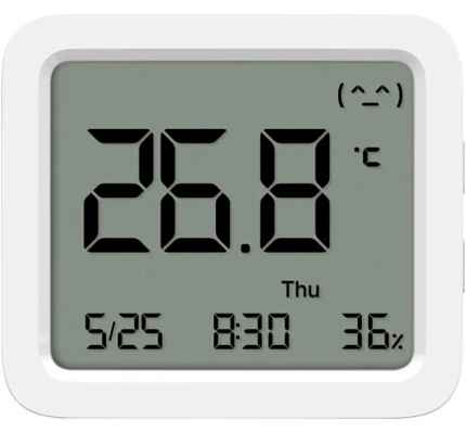 Часы термогигрометр Mi Temperature and Humidity Monitor 3 RU