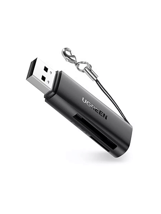 Кардридер UGREEN CM264 (60722) USB3.0 Multifunction Card Reader.  Цвет: черный
