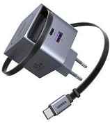 UGREEN X615 (65825) GaN 65W Выдвижной кабель