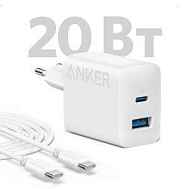 СЗУ Anker 312 20W B2348 USB-A+USB-C + кабель