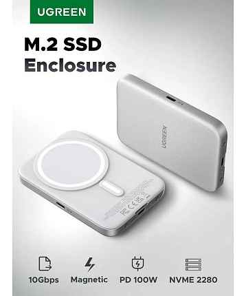 UGREEN D619 55151 Magnetic M2 NVMe Box
