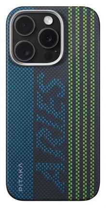 Чехол Pitaka KI1601CR для iPhone 16 Pro Credit card Tactile Woven 6.9 кевлар