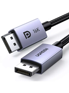 Кабель UGREEN DP118 (15383) 1м серый Display Port Male To Male 16K Cable