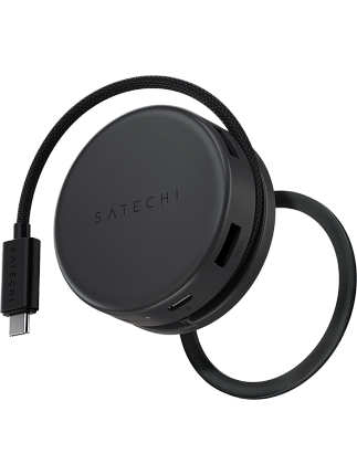Адаптер Satechi ST-POTG7C OnTheGo 7-in-1 Ethernet&HDMI&USB-A*2&USB-C&SD Card Slots Multiport Adapter
