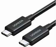 Кабель UGREEN US507 USB4 Gen3 Type C Male to Type C Male 5A 80см черный