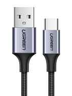 Кабель UGREEN US288 1,5 m Black USB-A 2.0 to USB-C Cable Nickel Plating Aluminum Braid