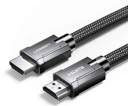 Кабель UGREEN HD135 (80602) 3 м 8K HDMI 2.1 Male To Male Cable. Цвет: серый