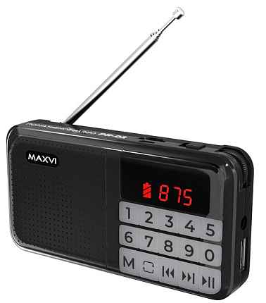 Радиоприемник Maxvi PR-02 black