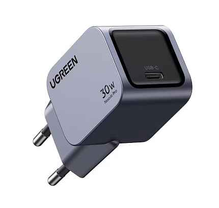 Зарядное устройство UGREEN X703 30W серый Nexode Pro PD GaN Tech Charger EU