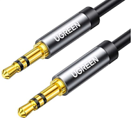 Кабель UGREEN AV119 (10735) 2м черный 3.5mm Male to 3.5mm Male Cable