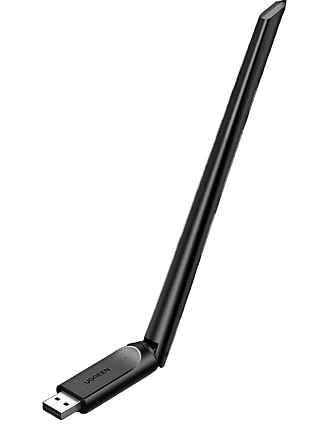 Адаптер UGREEN CM845 (75109) AX900 Wi-Fi 6 Bluetooth 5.4 USB-A Wireless Adapter. Цвет: черный