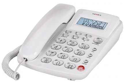 Проводной телефон teXet TX-250 белый